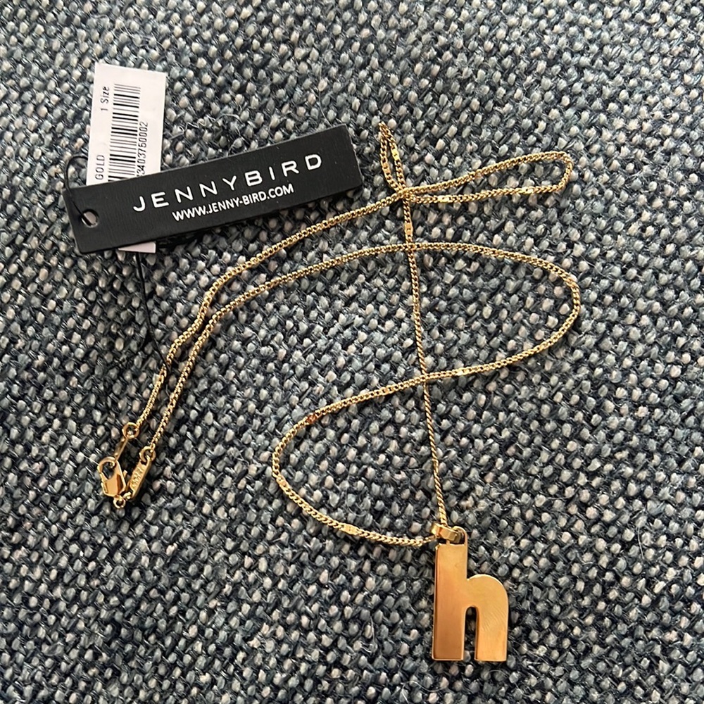 Jenny Bird H necklace